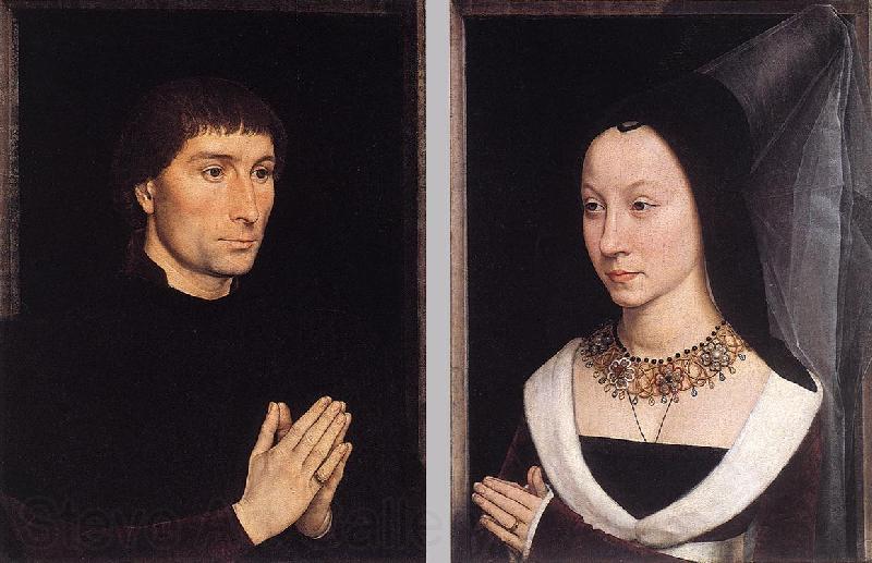 MEMLING, Hans Tommaso Portinari and his Wife wh Spain oil painting art